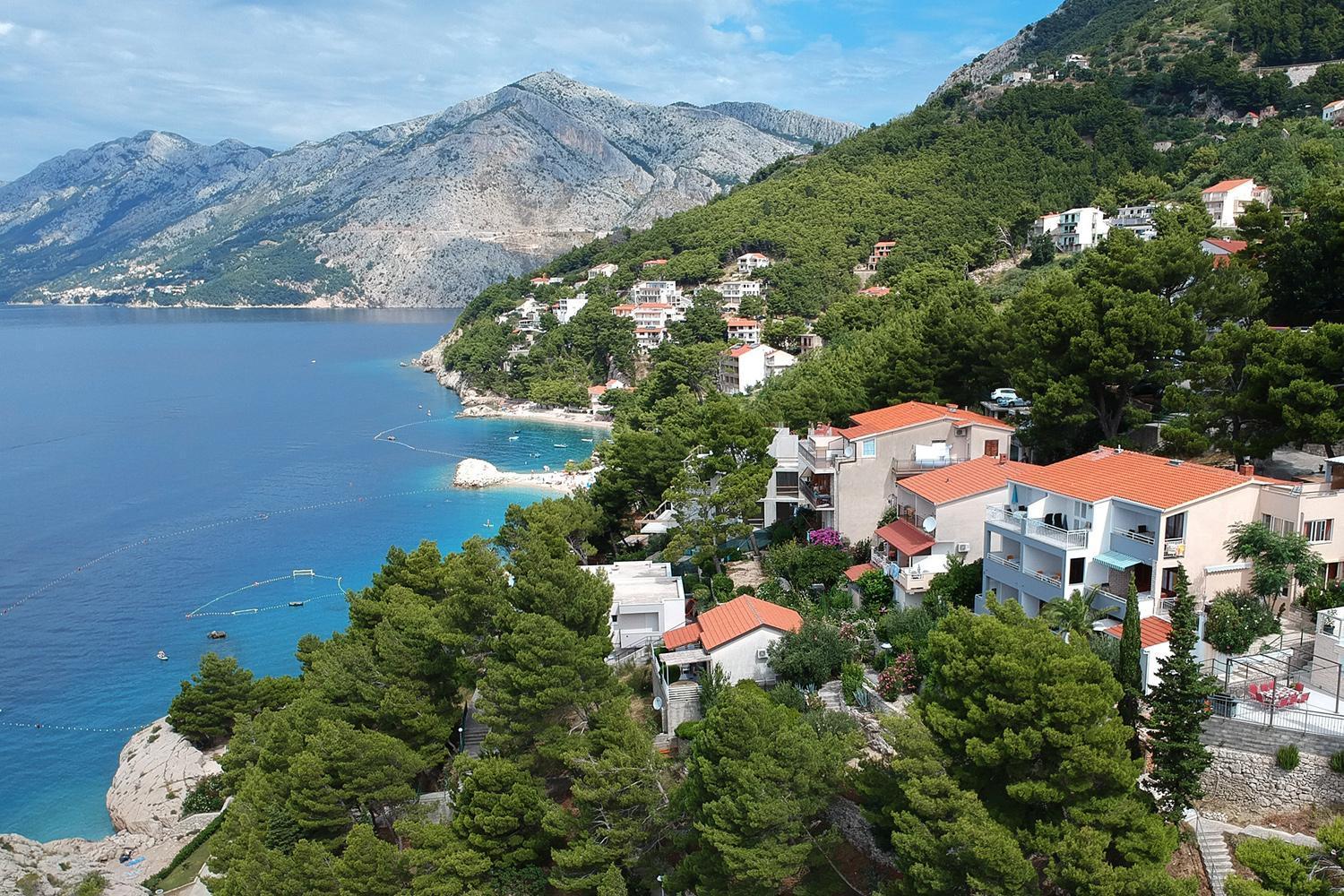 Villa Skalinada With Sea View Brela Exteriér fotografie